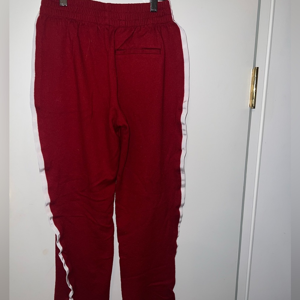NWOT Rag & Bone Red Wylie Wool Track Pant - Picture 7 of 8